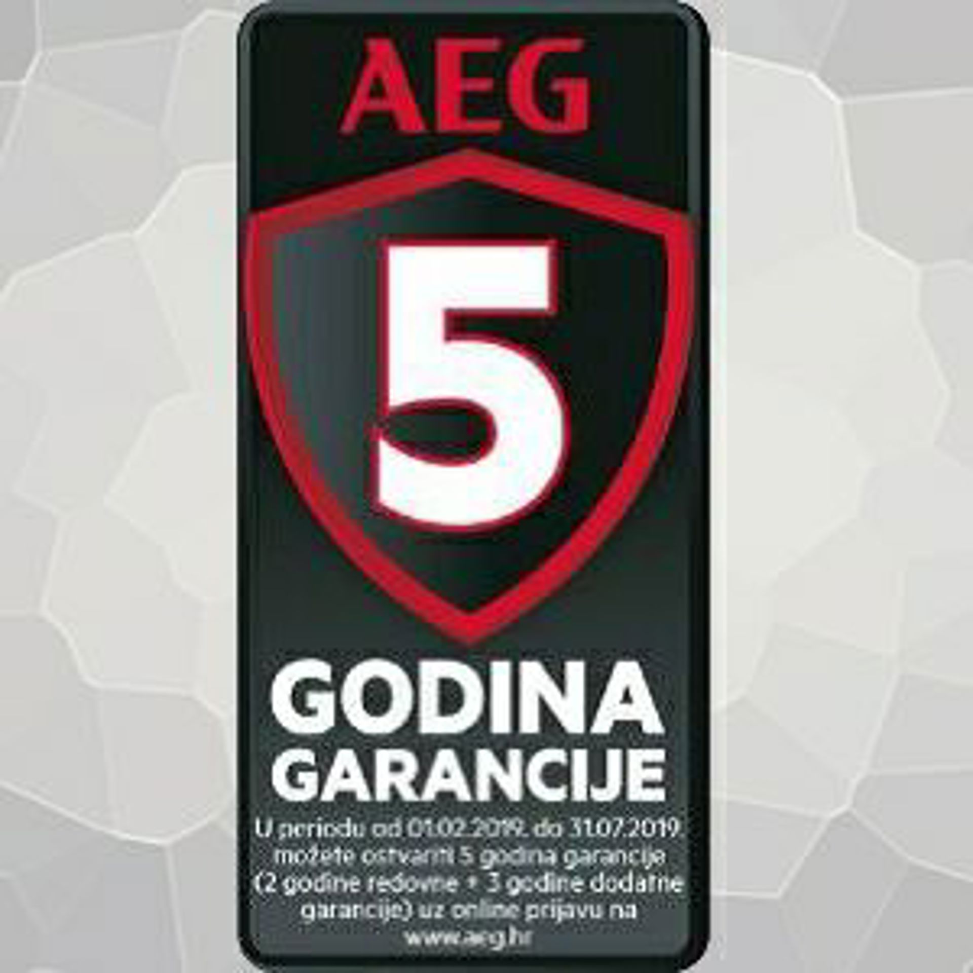 AEG aparati bijele tehnike sa 5 godina garancije