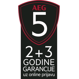 AEG bijela tehnika | Budite bezbrižni uz 2 godine redovne + 3 godine dodatne garancije