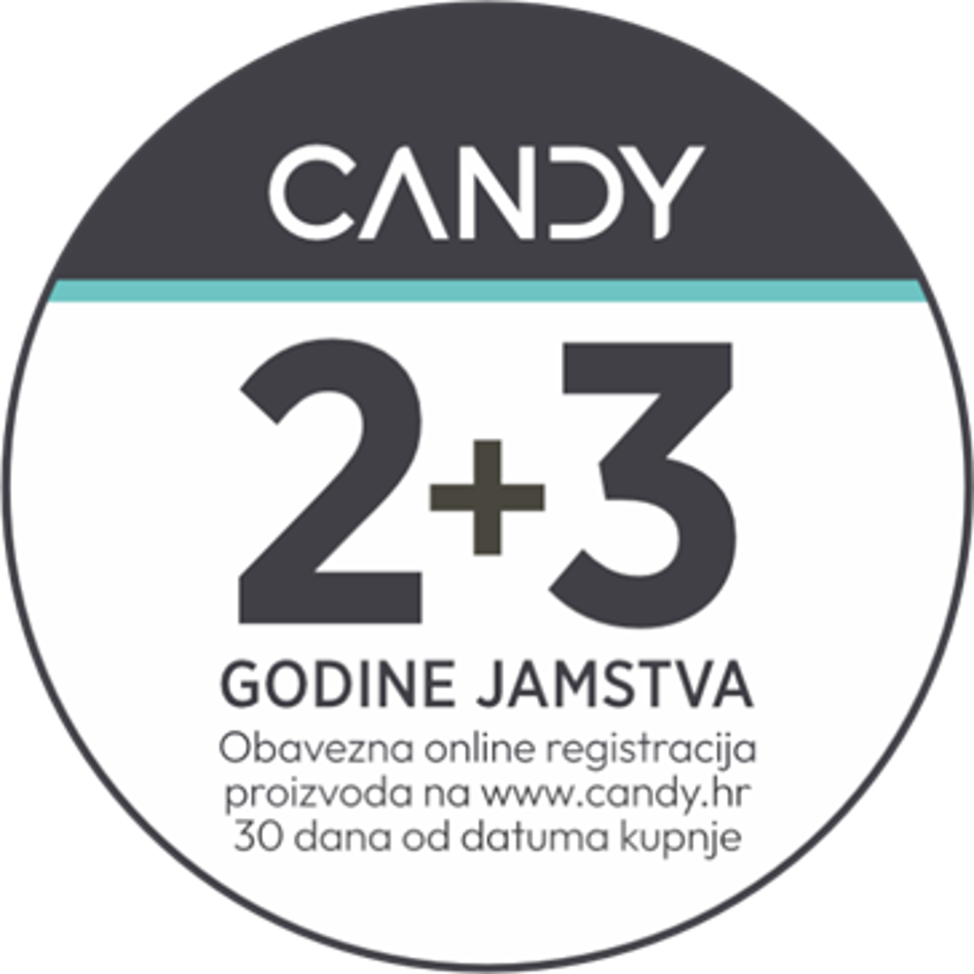 Candy bijela tehnika - 2 + 3 godine potpunog jamstva