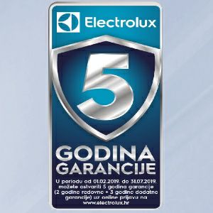 Electrolux aparati bijele tehnike sa 5 godina garancije