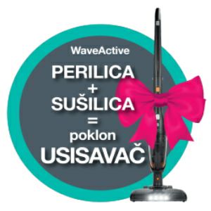 Gorenje WaveActive perilice i sušilice rublja uz poklon Gorenje štapni usisavač