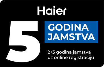Haier - 5 godina potpunog jamstva