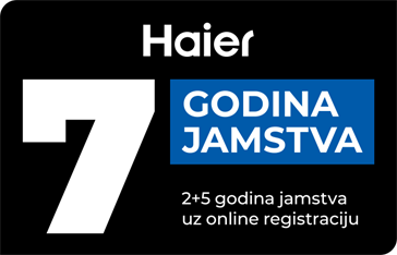 Haier - 7 godina potpunog jamstva
