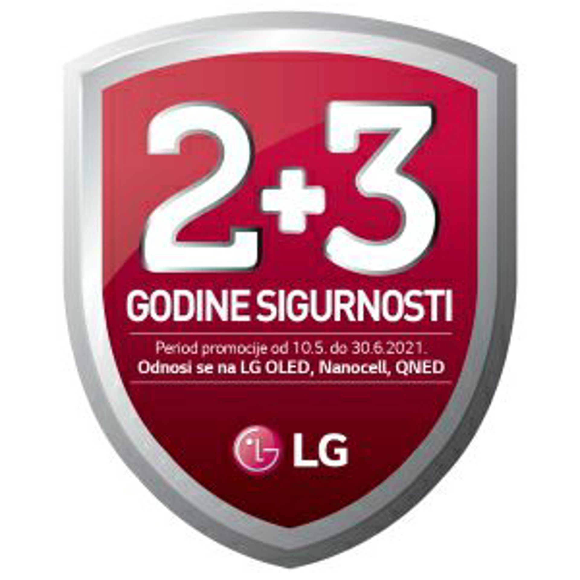 Promocija 5 godina sigurnosti za svaki OLED, Nanocell i QNED TV iz distribucije LG Hrvatska