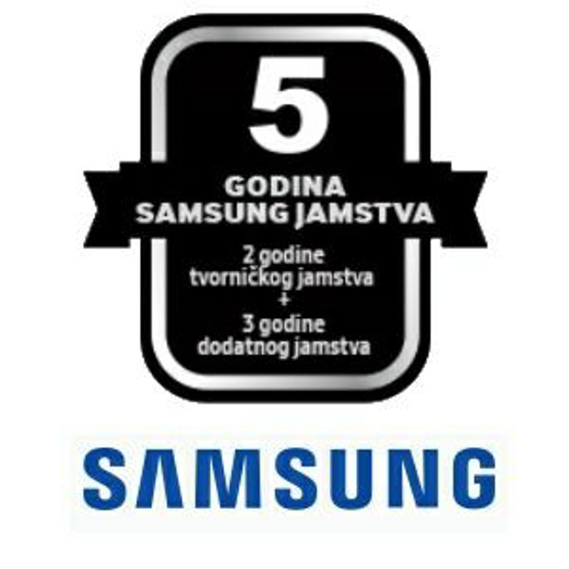 Samsung sušilice rublja i kombinirane perilice/sušilice rublja sa 2 godine tvorničkog jamstva + 3 godine dodatnog jamstva
