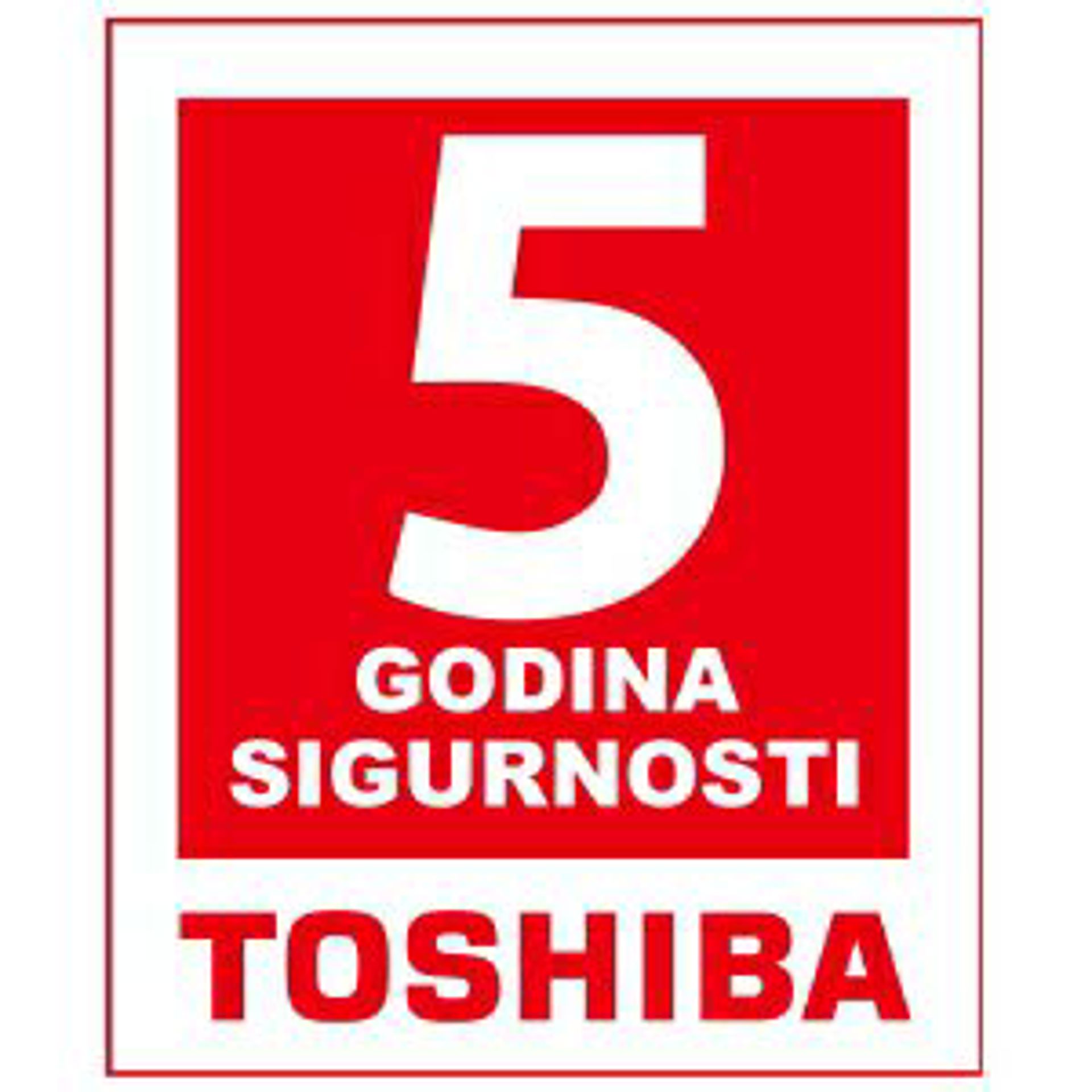 TOSHIBA bijela tehnika sa 5 godina sigurnosti