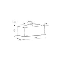 Amica ugradbena napa OMP 6253WG