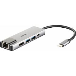 D-Link DUB-M520, 5-in-1 USB-C Hub sa HDMI/Ethernet i napajan