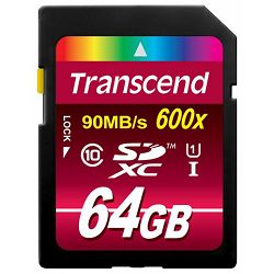 Memorijska kartica Transcend SD 64GB XC SPD Class UHS1