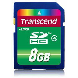 Memorijska kartica Transcend SD 8GB HC Class 4